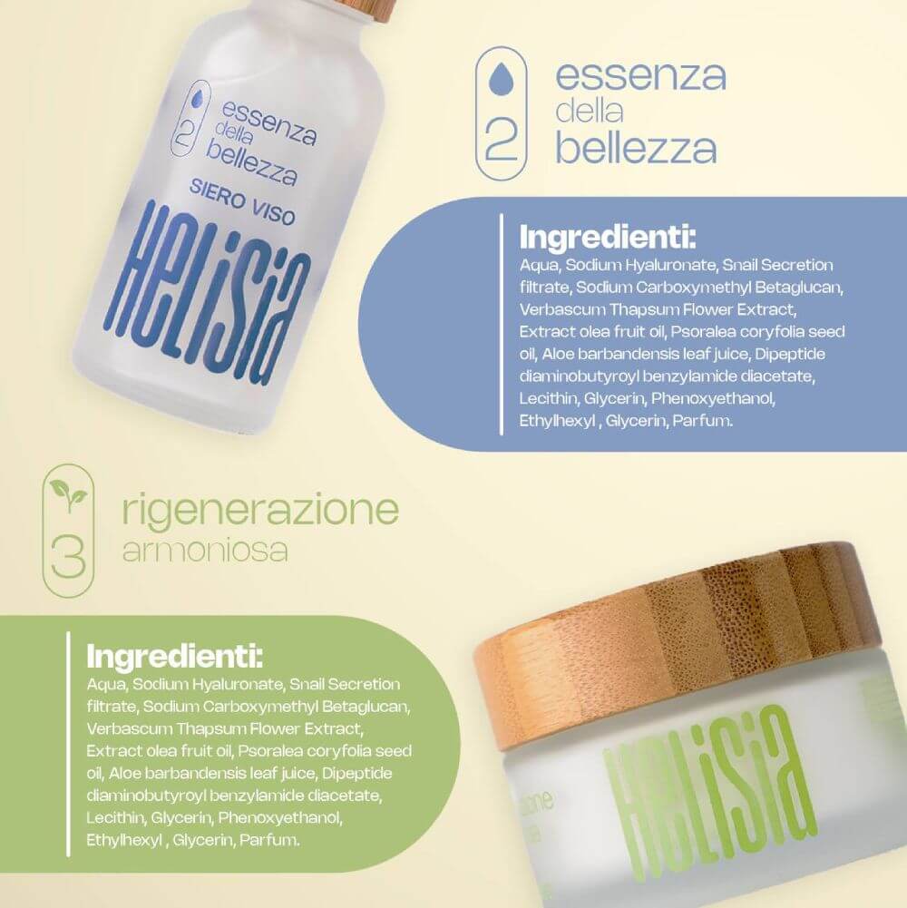 Helisia ingredienti naturali